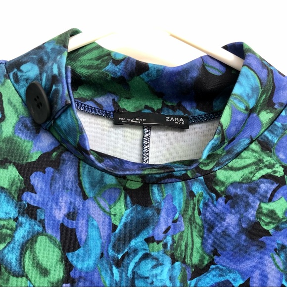 💠 Zara Floral Mod Mini Dress - Picture 3 of 6